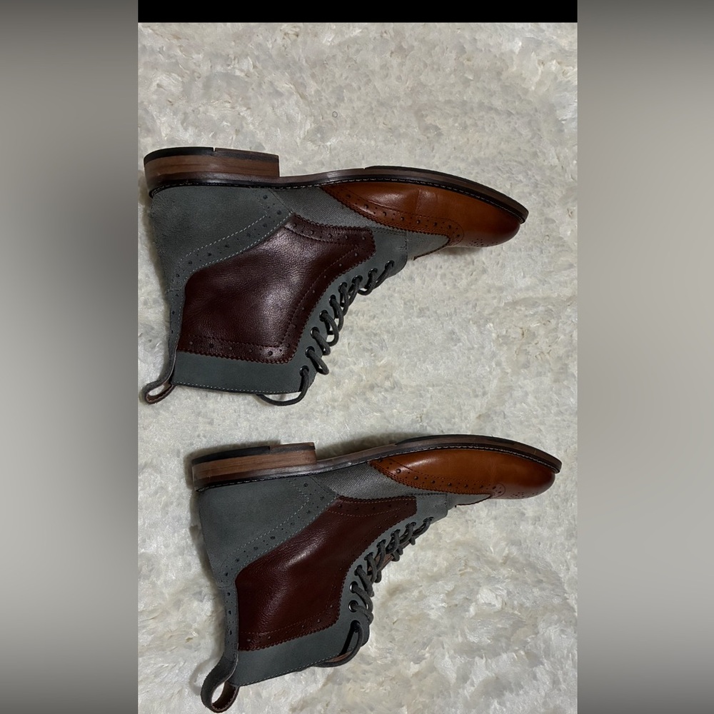 Stacy Adams Brown and Gray Men's Boots